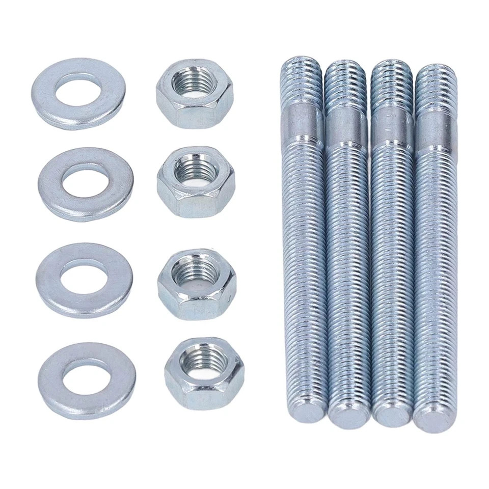 Carburetor Studs Kit, 3.5in Carburetor Studs Set Metal Carb Mounting Stud Kit…
