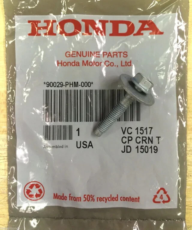 GENUINE OEM HONDA ACURA ENGINE AIR FILTER BOX COVER SCREW LID BOLT 6×35