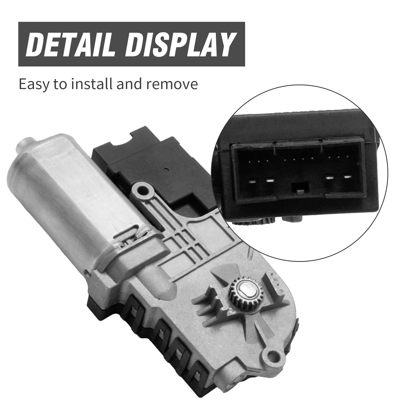 Saihisday 2Pcs BB5Z15790A Left and Right Sunroof Moon Roof Motor, Replacement…