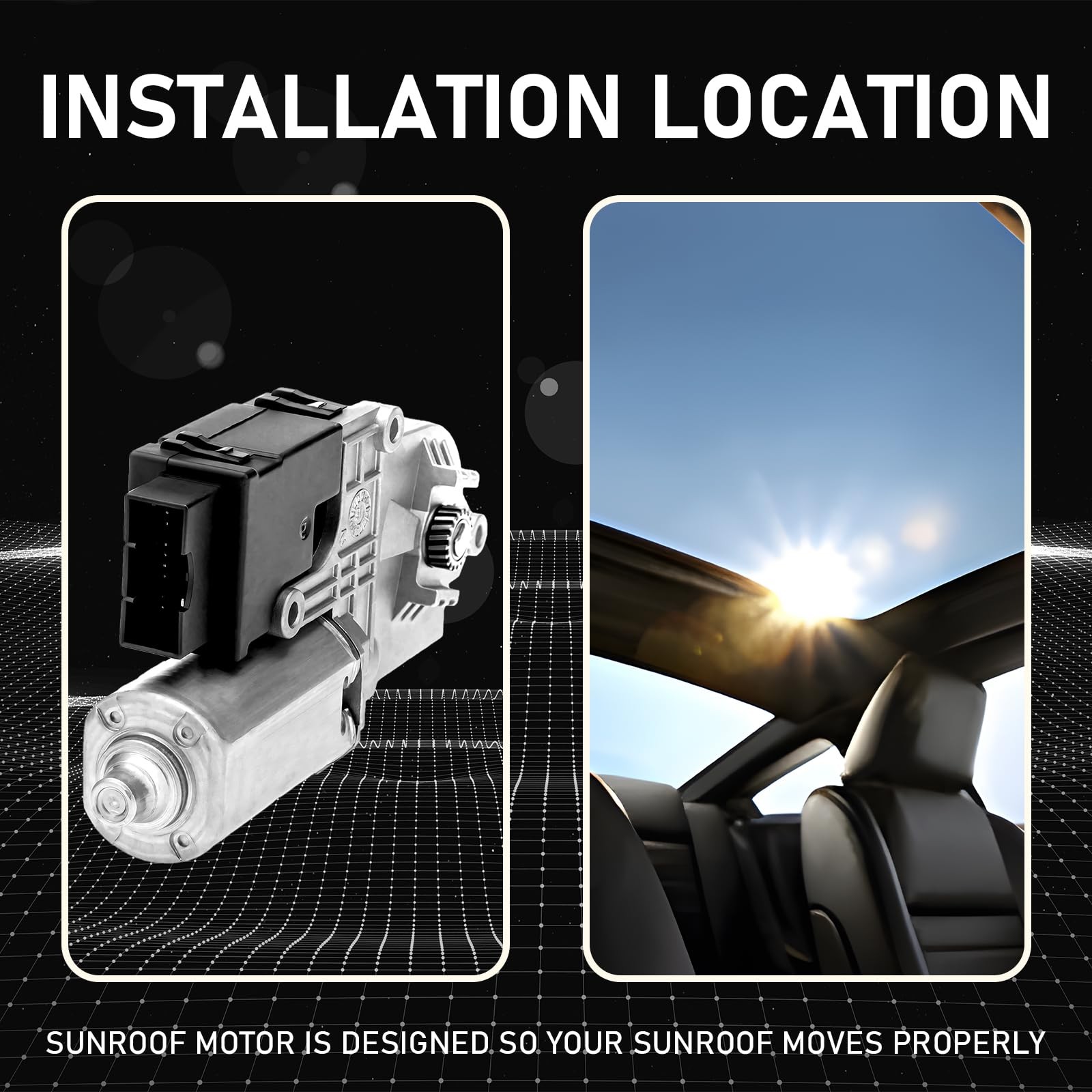 Gagsu Sunroof Motor Compatible with Ford Explorer 2011-2017 Sunroof Moon Roof…