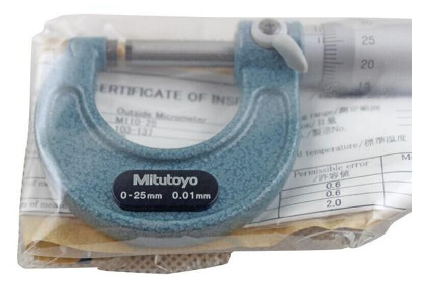 Mitutoyo outside micrometer 103-137 0-25mm Micrometers IP65 0.01mm Original Japn