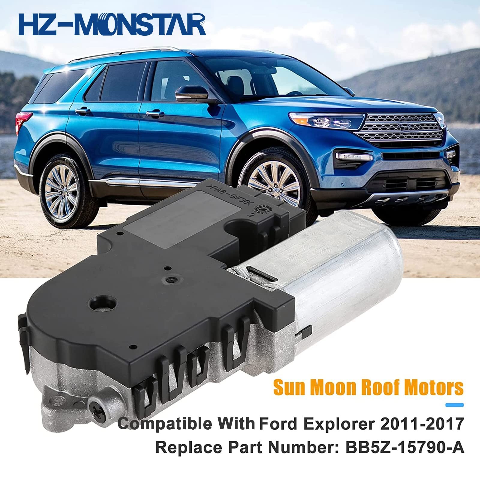 HZ-MONSTAR Sunroof Moon Roof Motor Compatible with 2011-2017 Ford Explorer Sp…