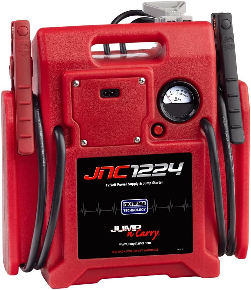 JNC1224 3400/1700 Peak Amp 12/24V Jump Starter Heavy Duty Portable US