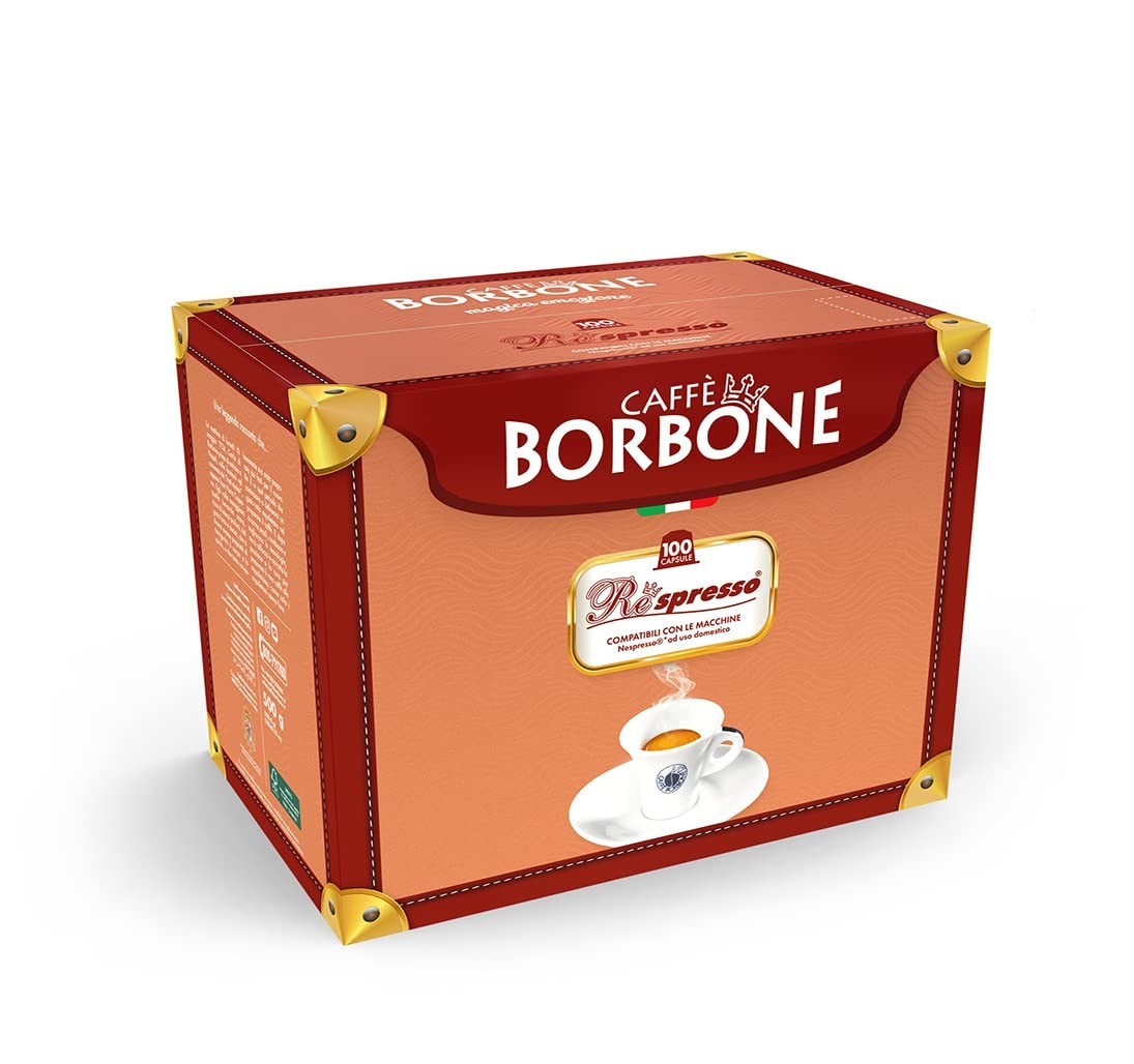 Coffee Respresso Red Blend 100 Capsules Compatible with Nespresso Home Machine
