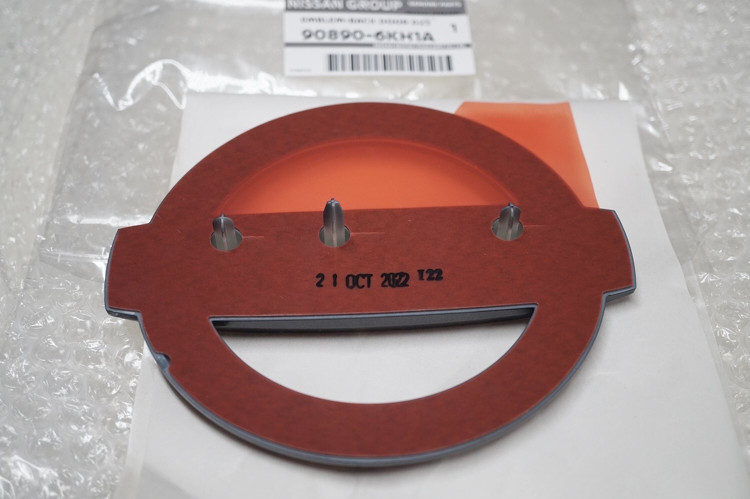OEM BLACK TAILGATE LOGO EMBLEM FOR NAVARA PRO 4X NP300 D23 M/C 2022