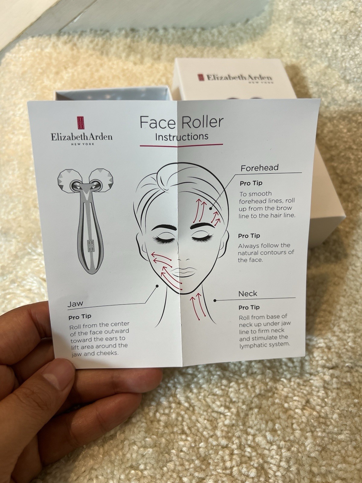 Elizabeth Arden Facial Roller Massager New With Box