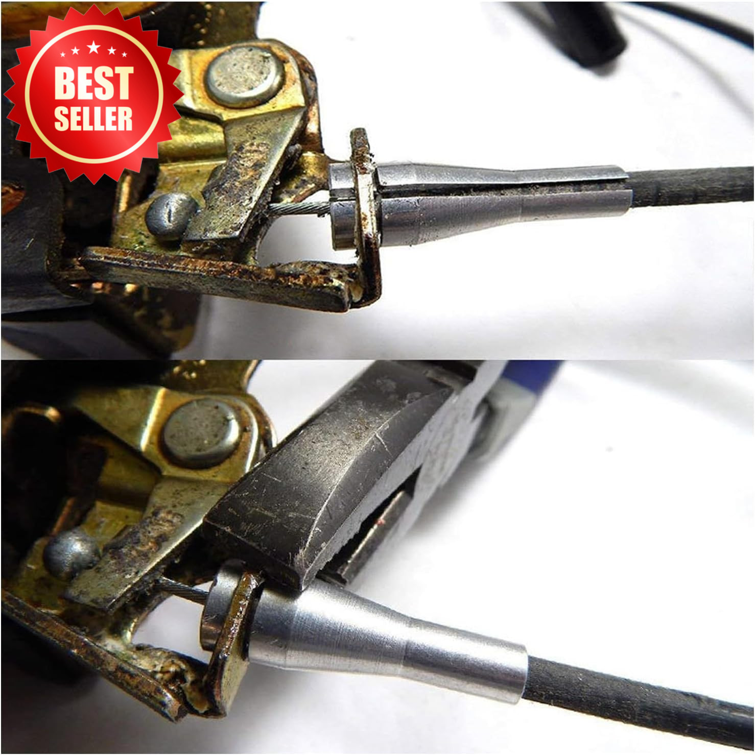 8 ENDS Door Latch Cable Repair Kit Compatible with Ford F150 F250 F350, E-Series