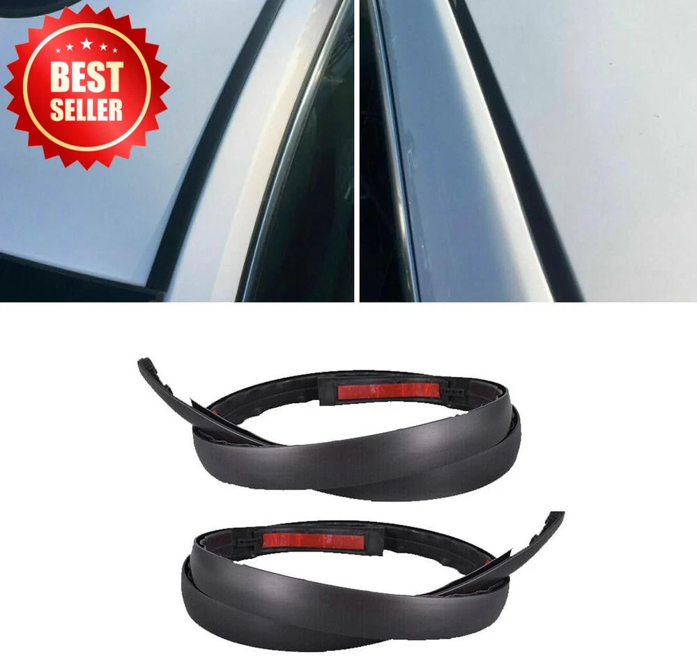 2 Pcs Roof Molding Drip Weatherstrip Tacoma Double Cab 2005-2015 US