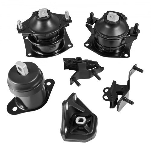 Engine Motor Mount and Transmission Mount Kit Replacement, Set of 6, Compatible