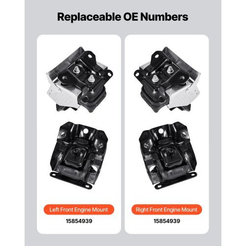 Engine Motor Mount Kit Replacement, Set of 2, Compatible with 2007?&ldquo;2013 C