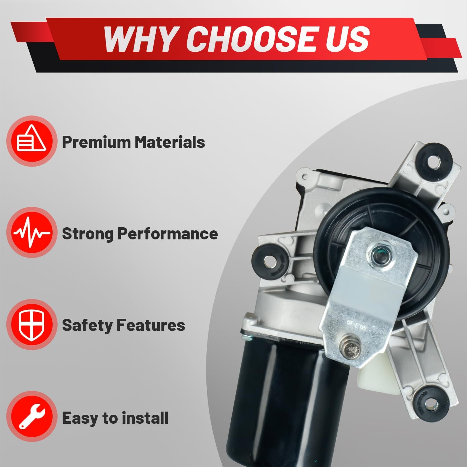 15740719 22100736 22101097 WPM158 12368702 Upgraded Windshield Wiper Motor Co…