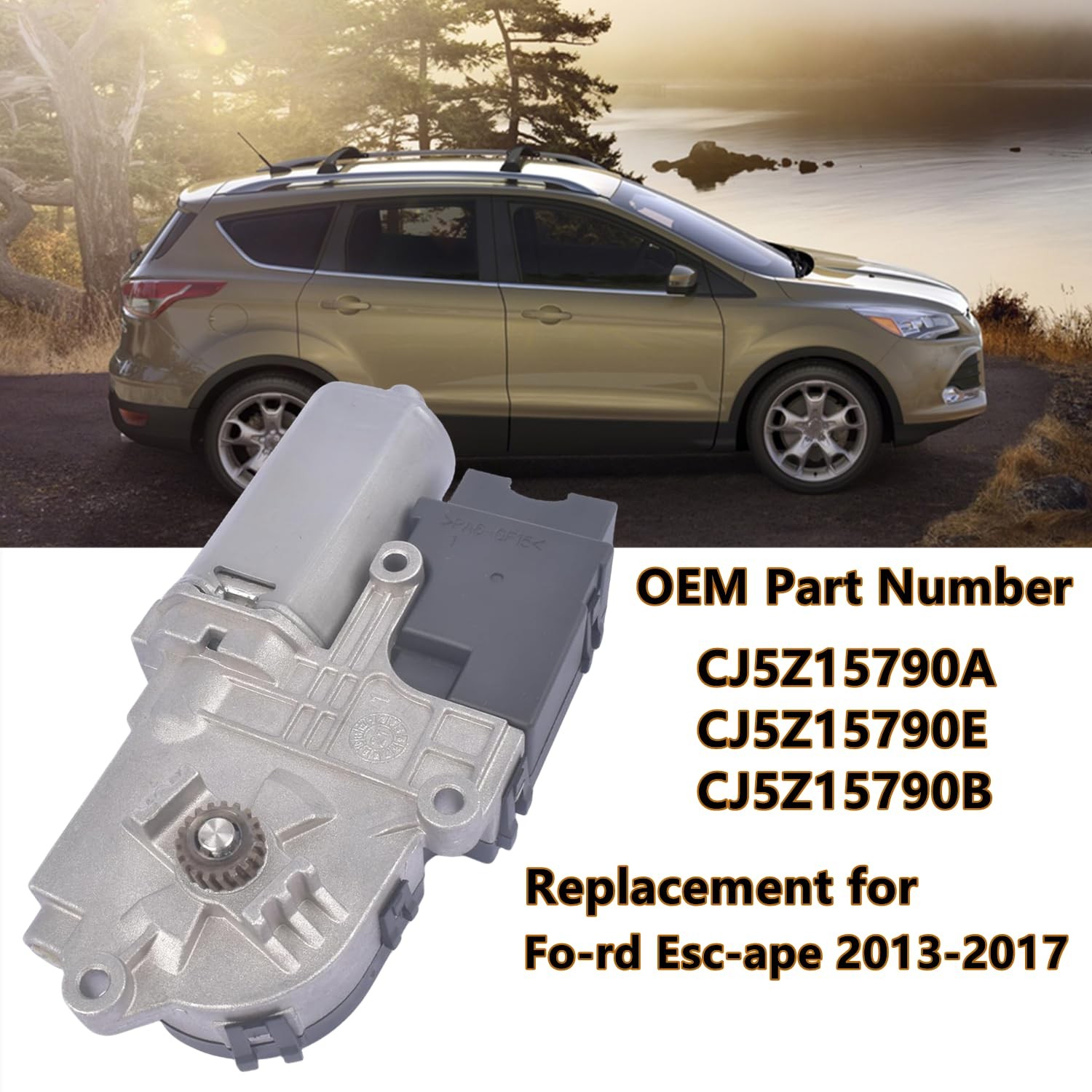 Power Electric Sunroof Moon Roof Motor CJ5Z15790A Replacement for 2013-2017 F…