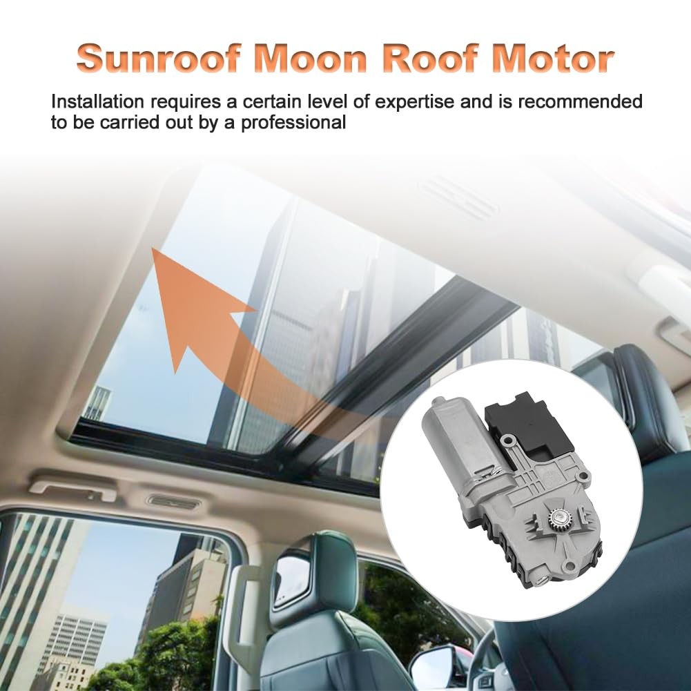 Sunroof Motor 2PCS Left and Right 14 Pins for Ford Explorer 2011-2017
