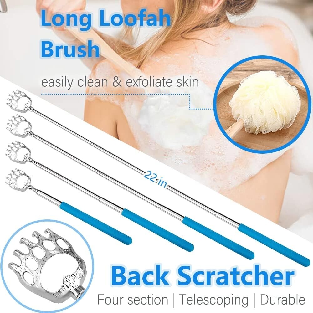 7 Pcs Seniors Hip Replacement After Surgery Aid Kit, Grabber, Loofah, Scratcher
