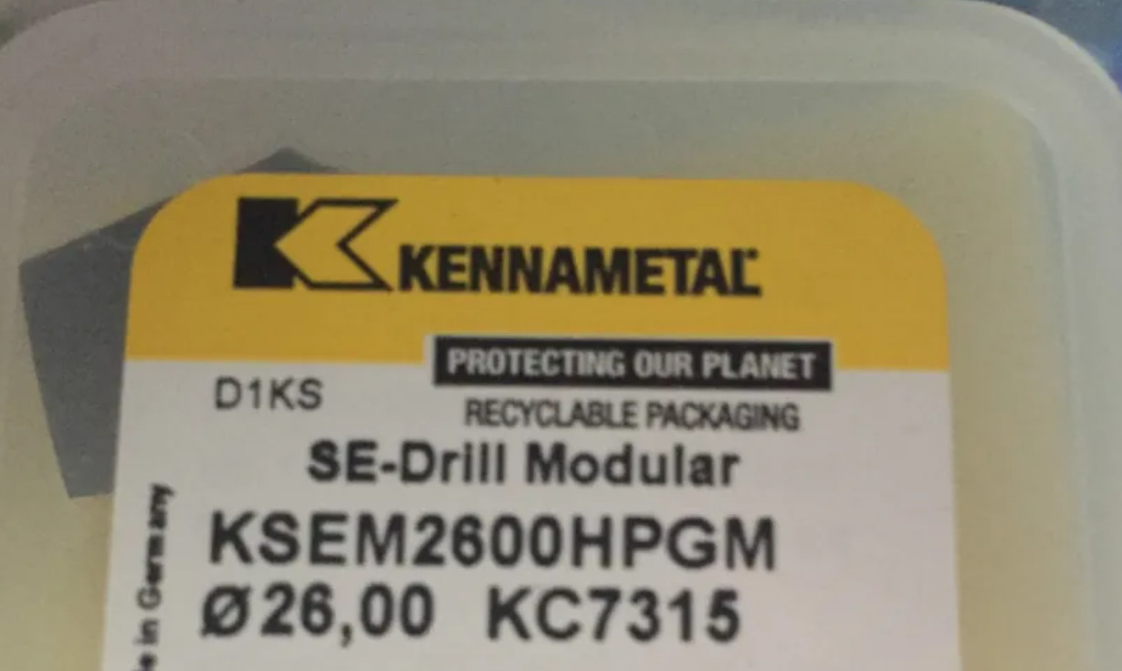 1PCS KENNAMETAL ORIGINAL NEW KSEM2600HPGM KC7315 2449473 26MM