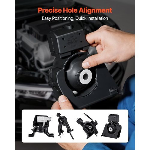 Engine and Transmission Motor Mount Kit Replacement, Set of 4, Compatible with