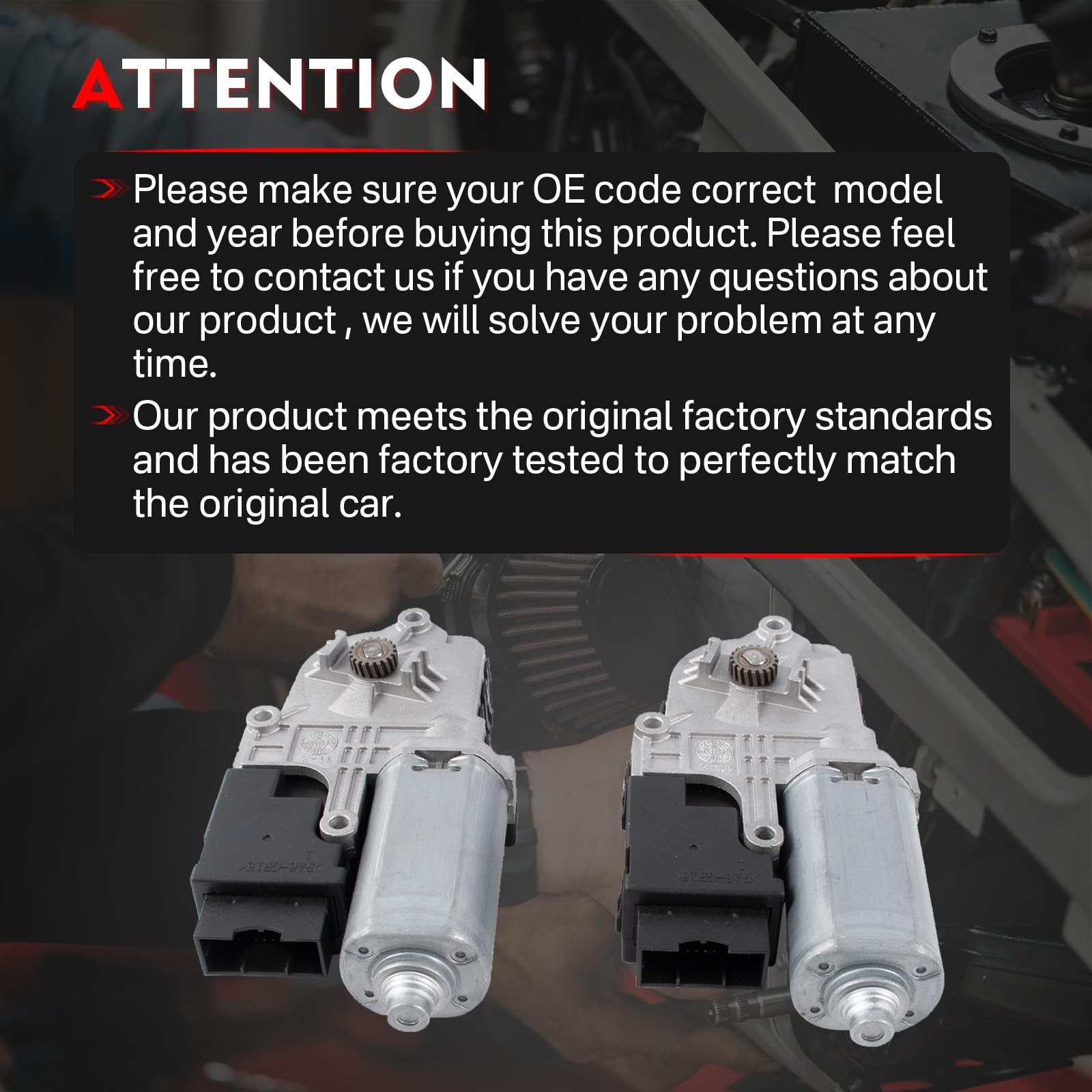 2PCS Sun Roof Sunroof Moon Roof Motor Compatible with Ford Explorer 2011-2017…