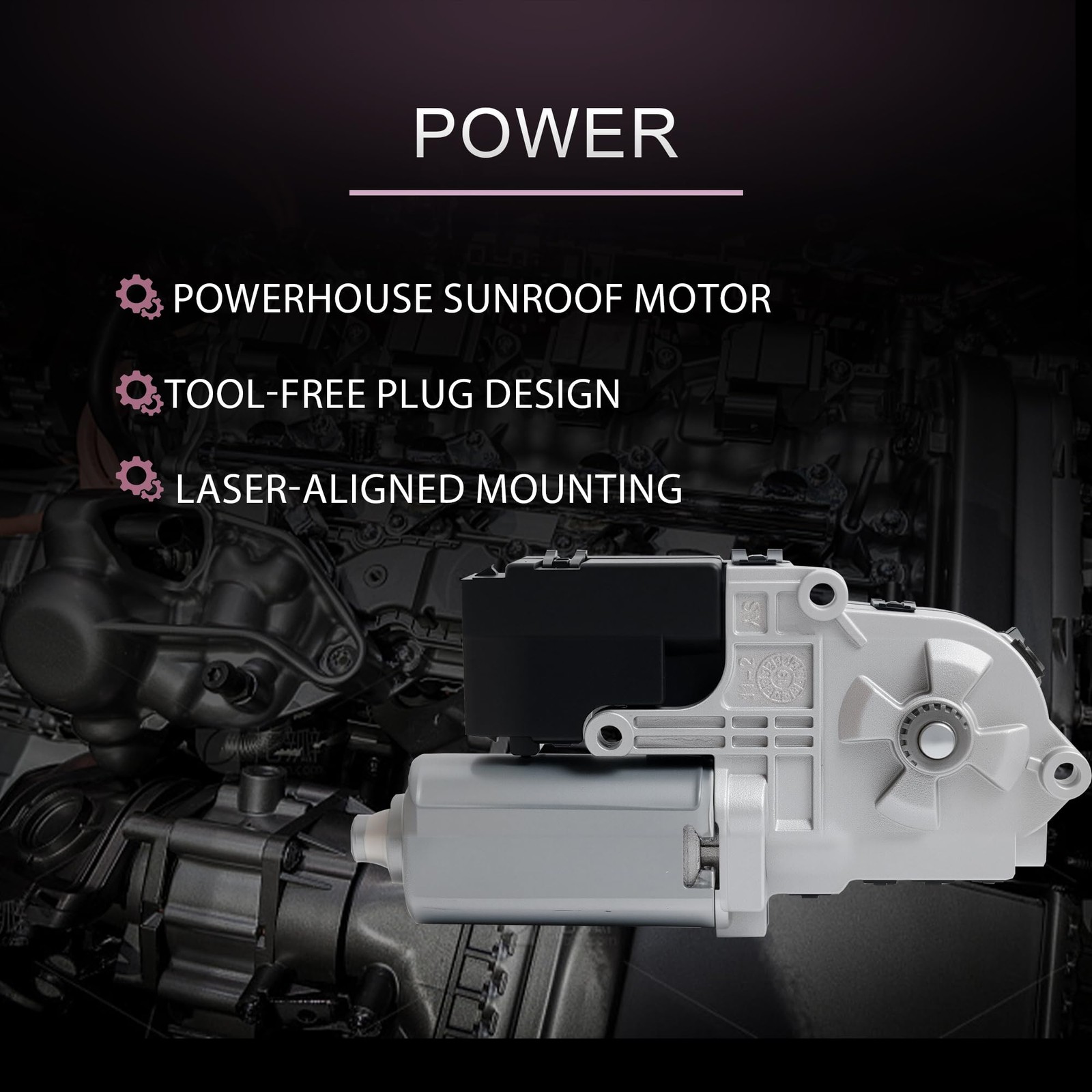 YIHOVY Sunroof Sun Roof Motor 13389361 fit for Chevrolet 2011-2015 Cruze 2016…