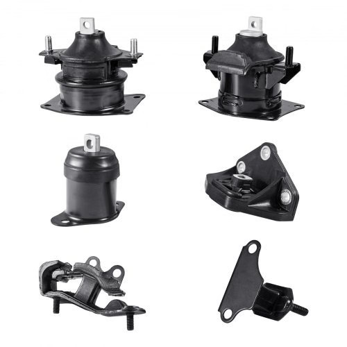 Engine Motor Mount and Transmission Mount Kit Replacement, Set of 6, Compatible