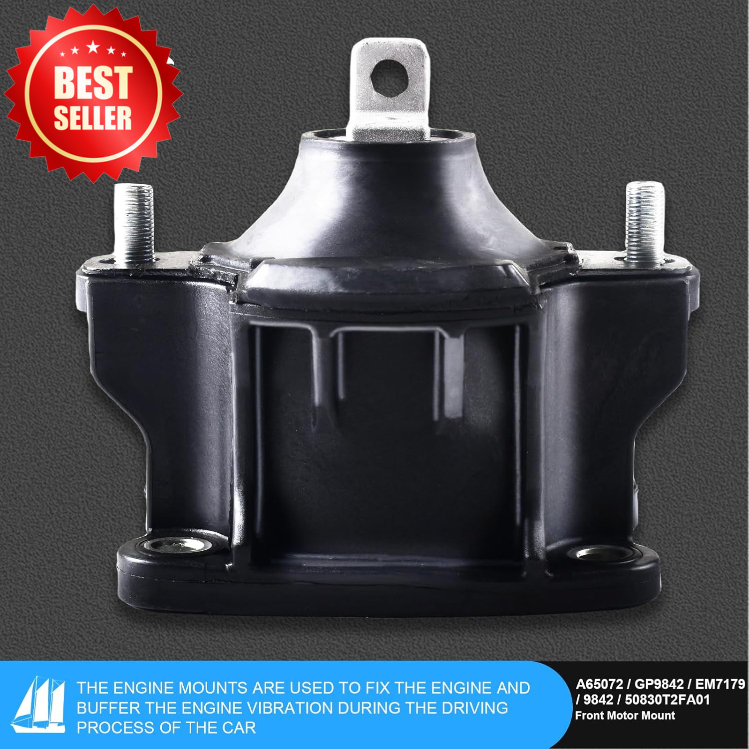 5Pcs Engine Motor Mount Set For Accord L4 2.4L 2013-2017 Auto Trans US
