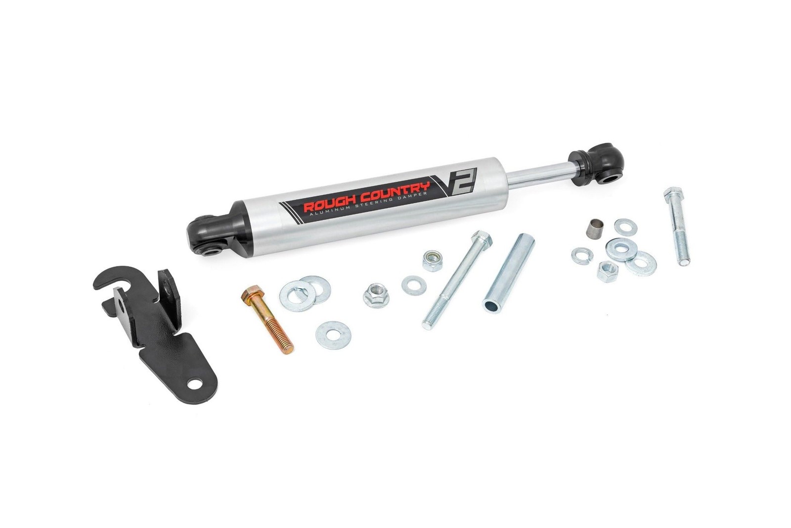 Rough Country V2 Steering Stabilizer for 16-24 Chevy/GMC 2500/3500HD – 8730170