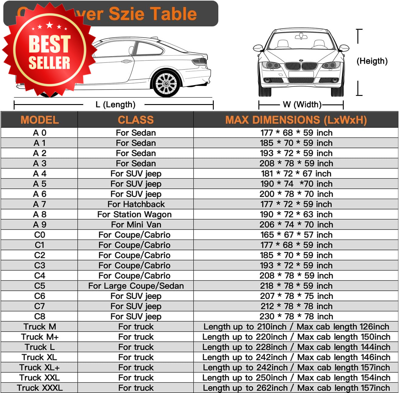 6 Layer Truck Cover Waterproof All Weather Heavy Duty Outdoor Pickup 228 Inch L