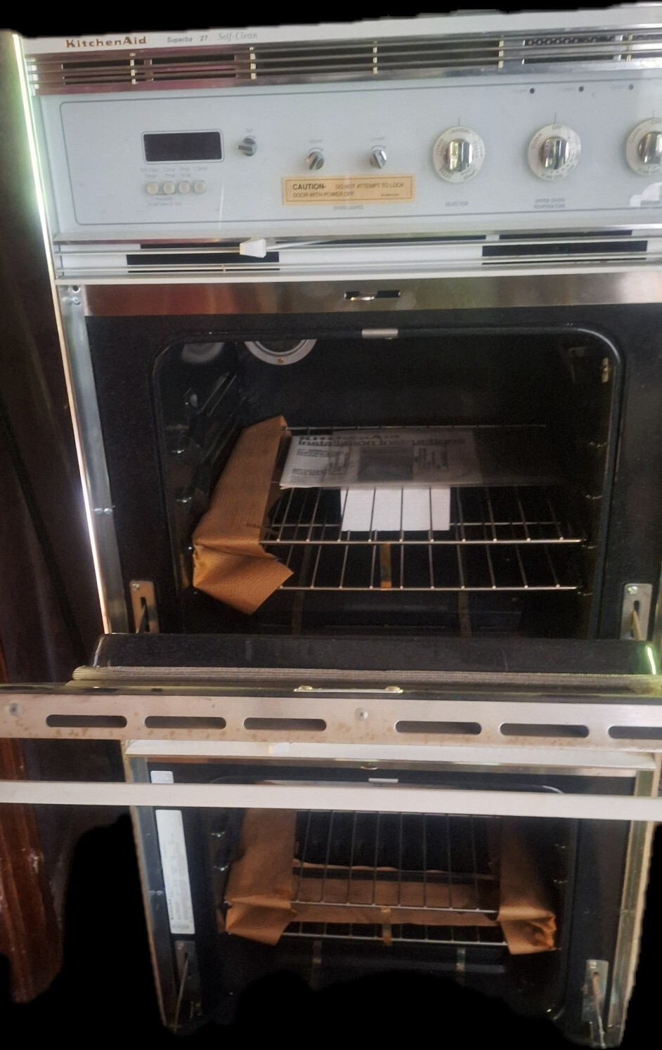 27 “Kitchenaid Double Door Wall Mount Oven