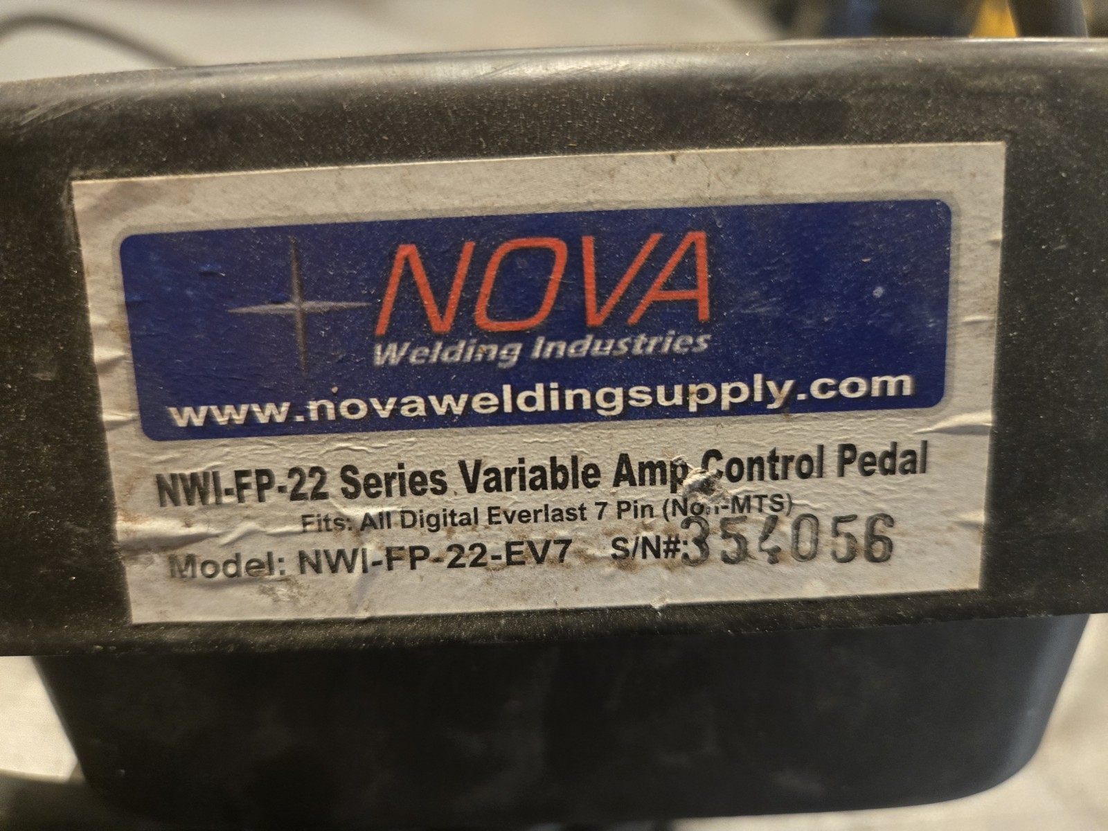 Used Welding NWI-FP-22 Series Variable Amp Control Pedal Welding !!!