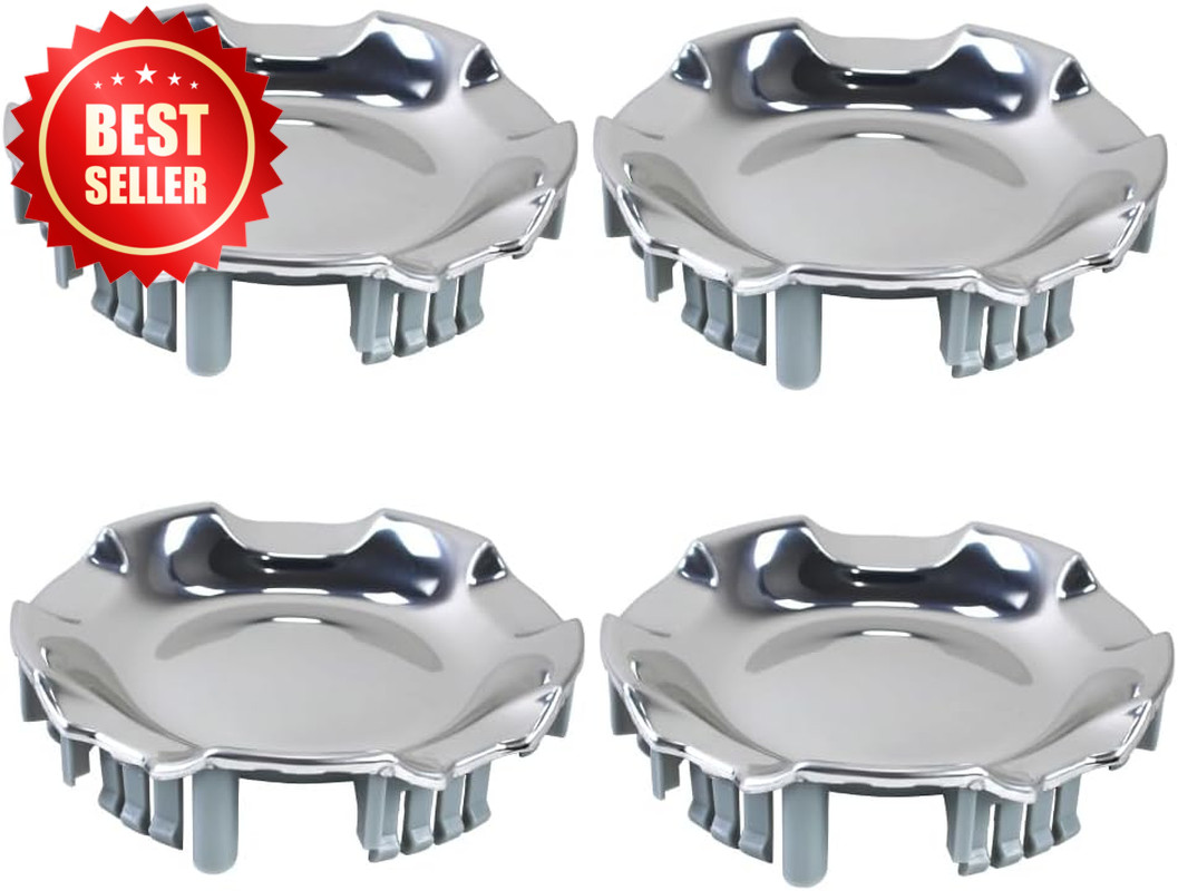 4pc Polished Aluminum Wheel Center Cap 20″ Silverado Tahoe 9596007 US