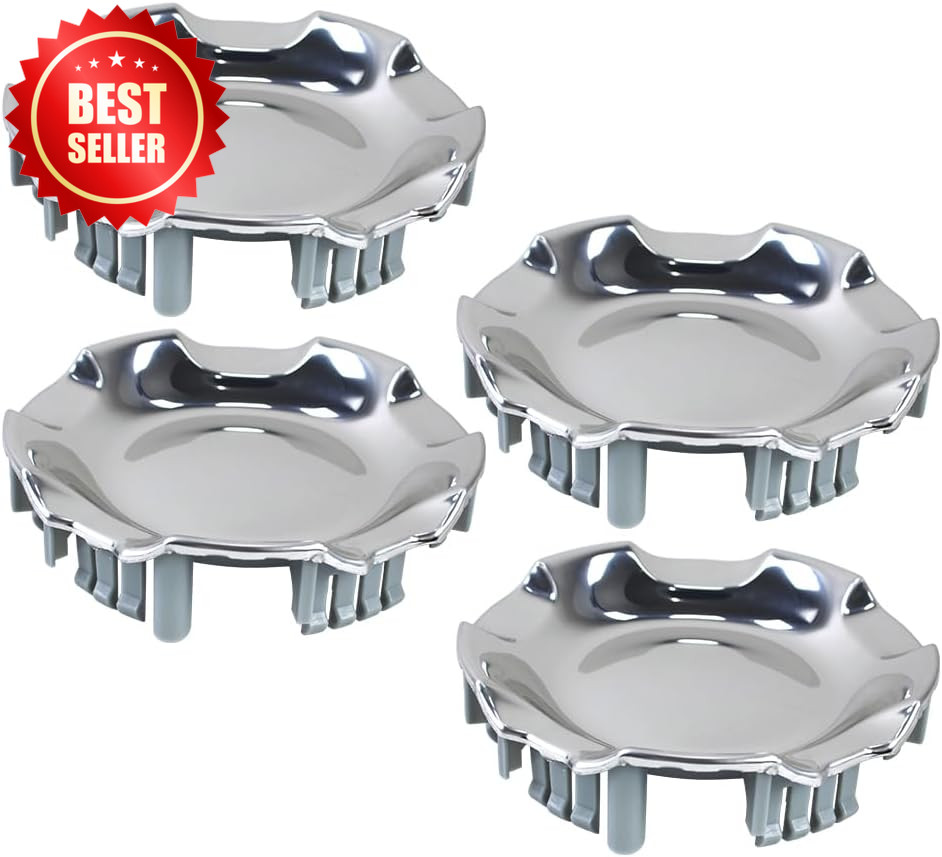 4pc Polished Aluminum Wheel Center Cap 20″ Silverado Tahoe 9596007 US