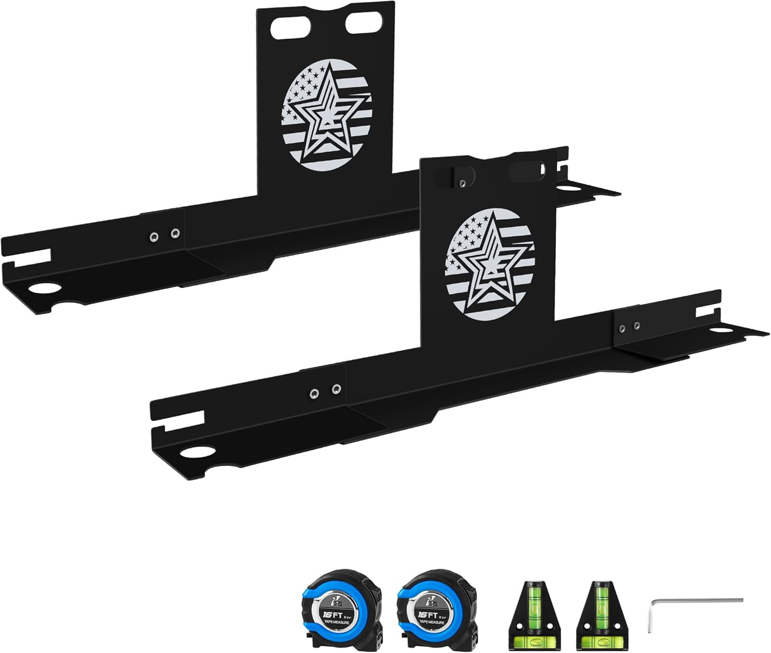 Wheel Alignment Tool Kit Toe Plates Imperial No Caliper Removal HD US