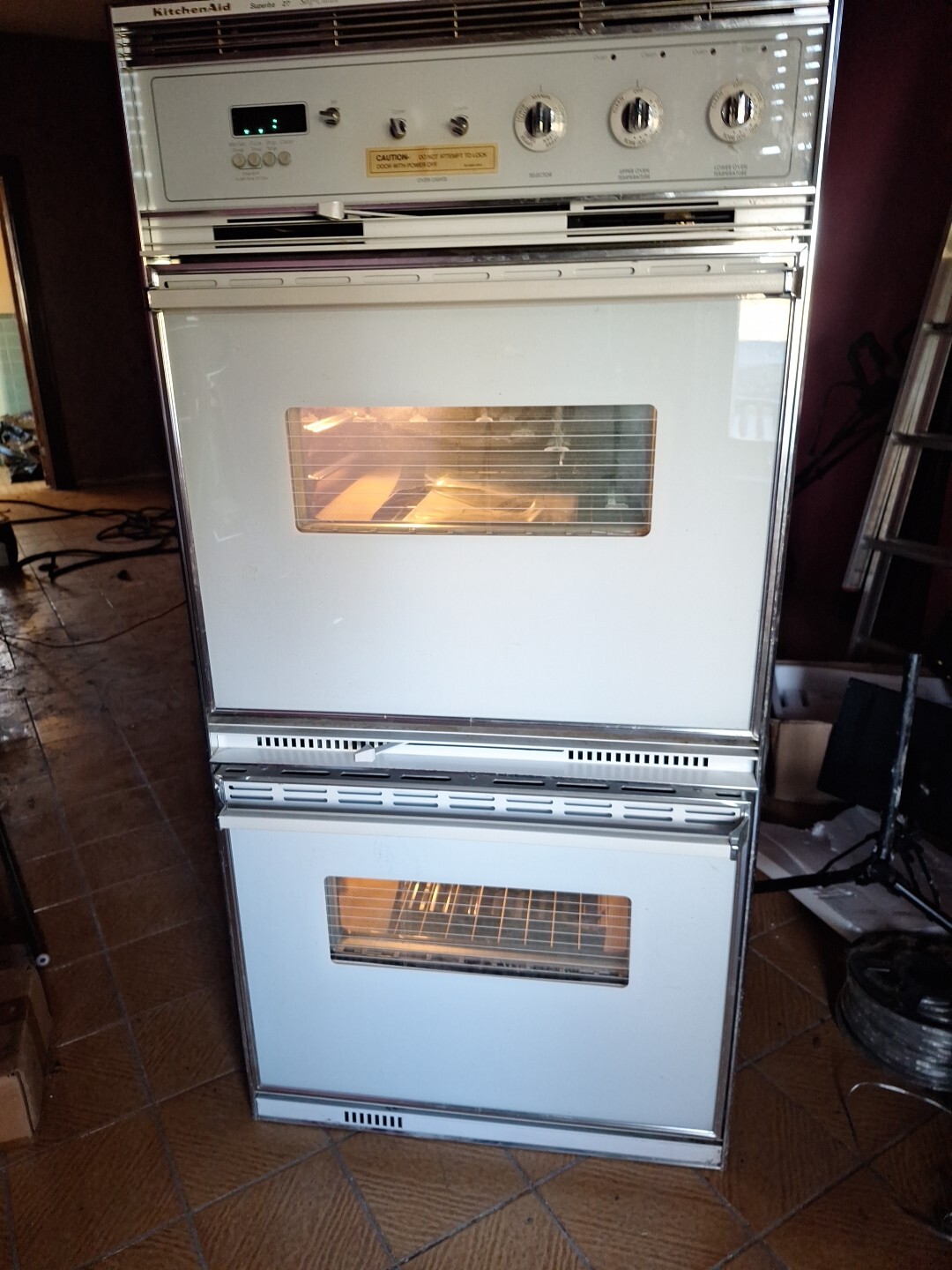 27 “Kitchenaid Double Door Wall Mount Oven