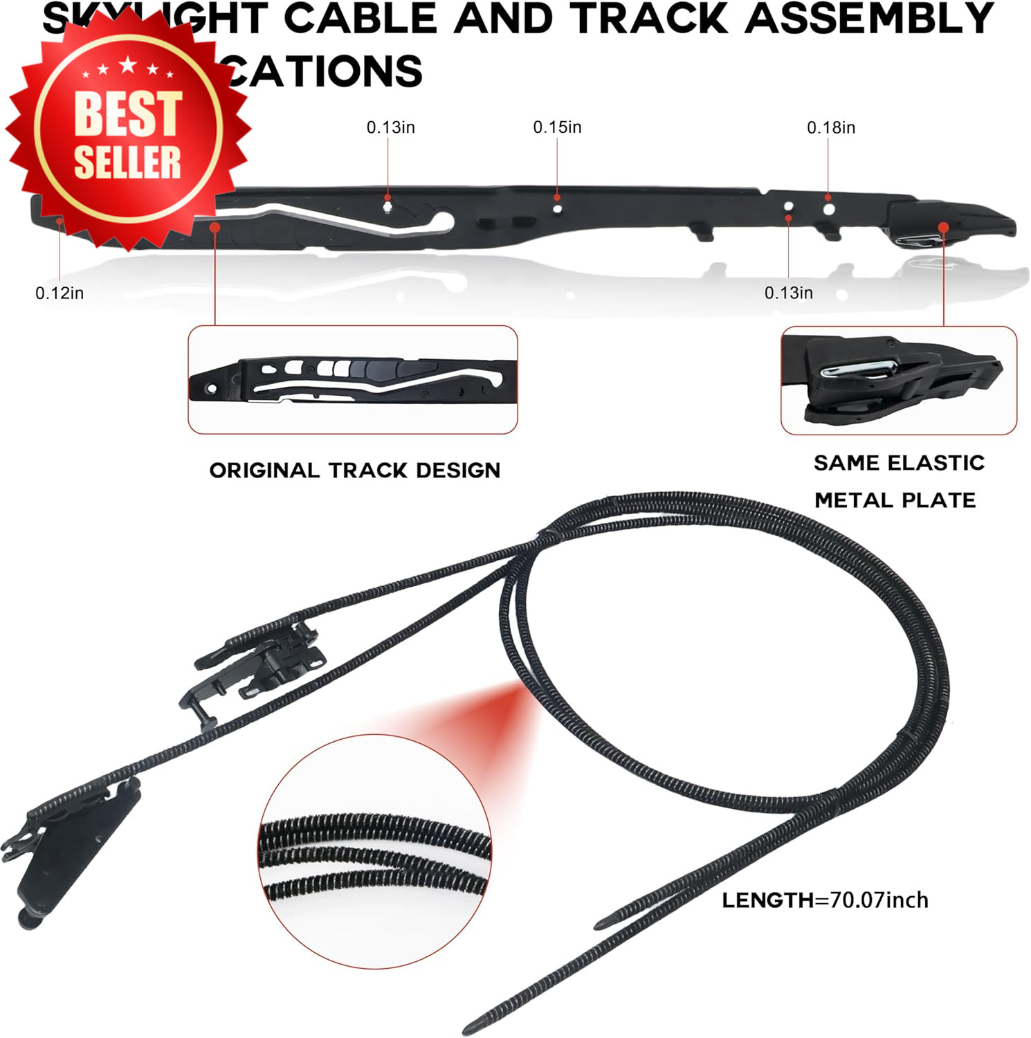 Sunroof Glass Track Repair Kit Ford F150 F250 Expedition Lincoln Navigator US