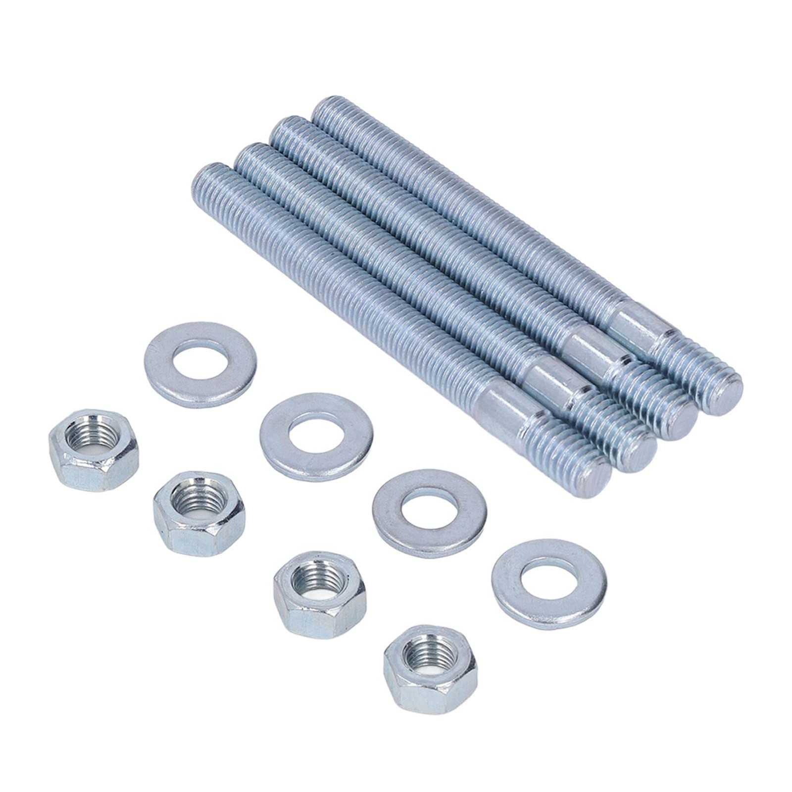 Carburetor Studs Kit, 3.5in Carburetor Studs Set Metal Carb Mounting Stud Kit…