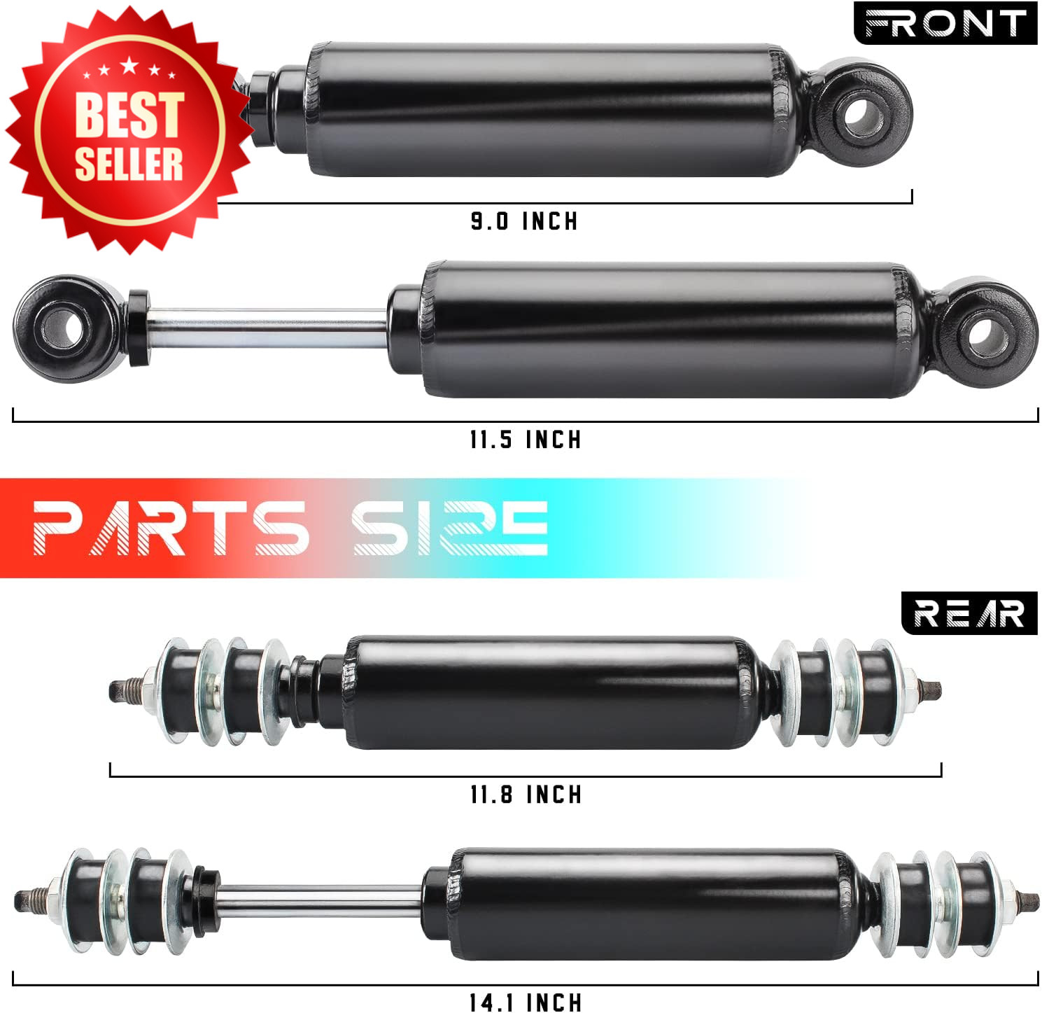 Golf Cart Front Rear Shock Absorbers G&E 1988-Up 2004-Up US