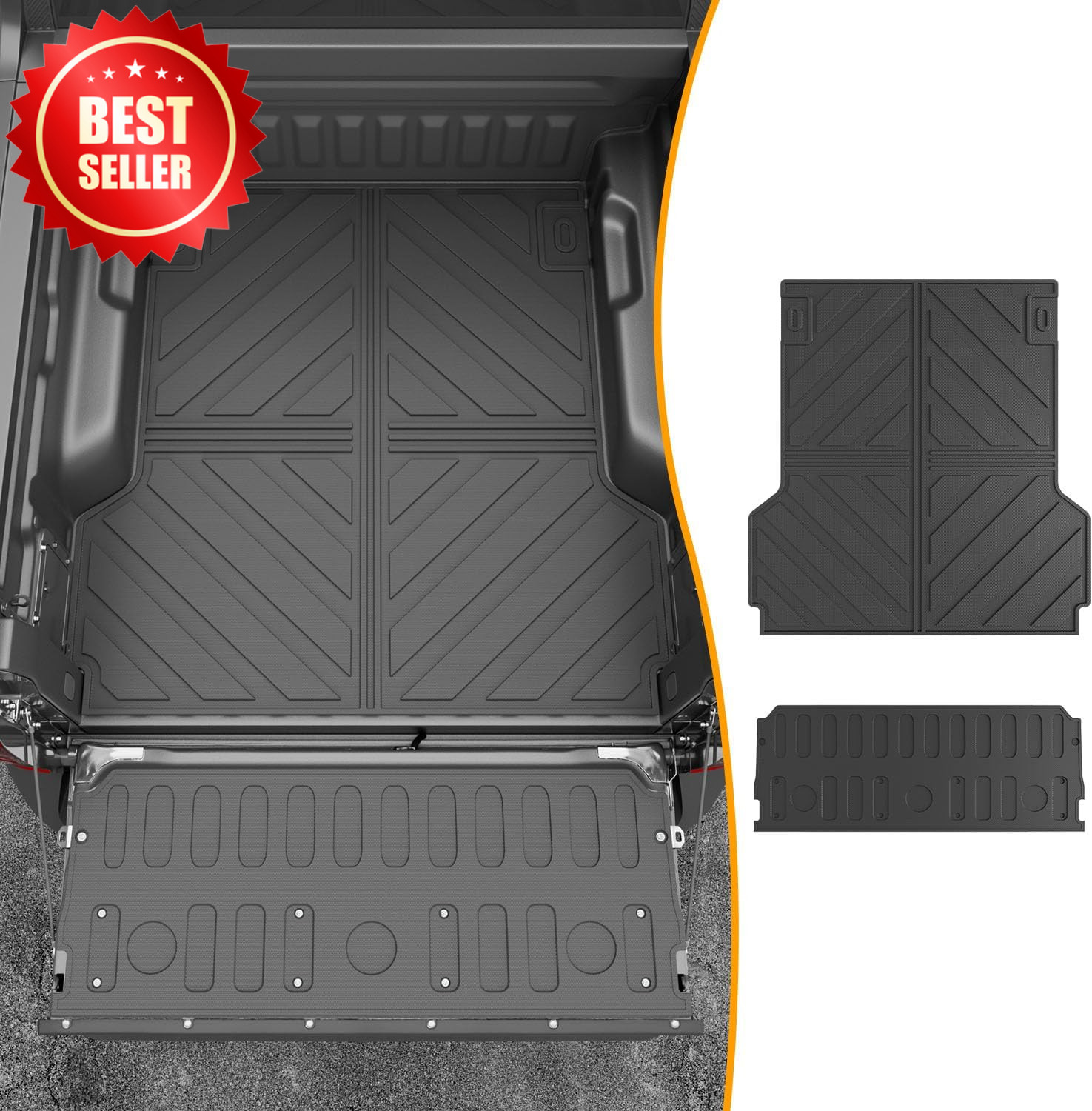 Truck Bed & Tailgate Mat Liner Kit 22-25 Maverick All Weather Protector US