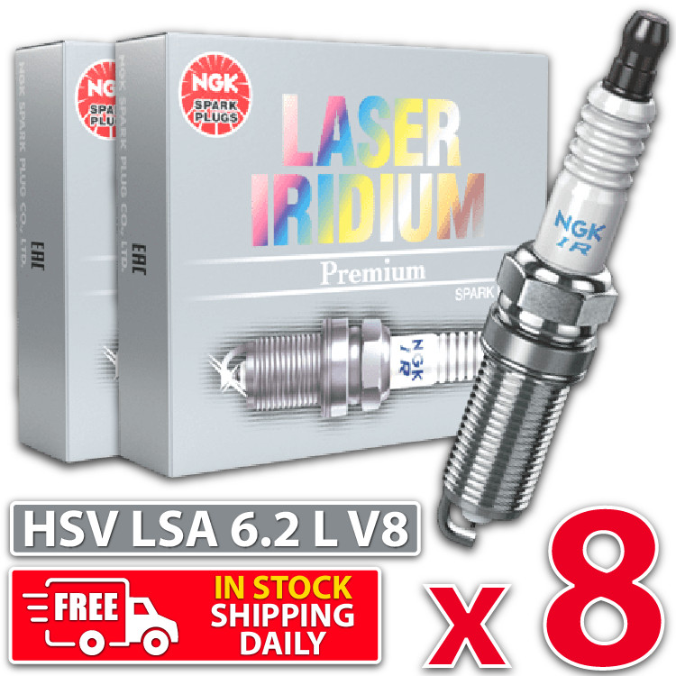 8 x NGK Laser Iridium ITR6G9 Spark Plugs for HSV LSA 6.2L V8 Supercharged 90156