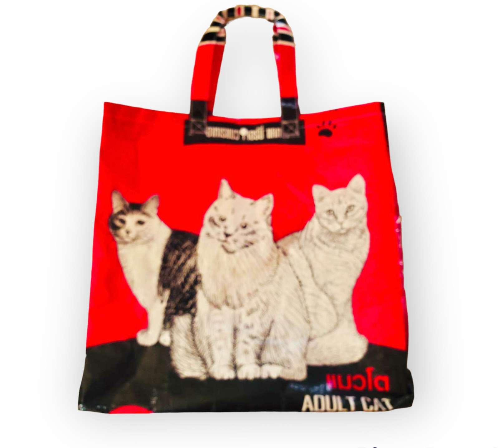 Shopping Bag made from Reusable animal feed bags Durable, beautiful reduce waste