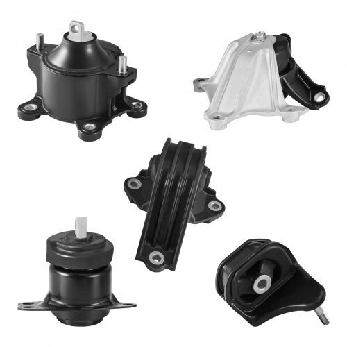 Engine Motor Mount and Transmission Mount Kit Replacement, Set of 5, Compatible