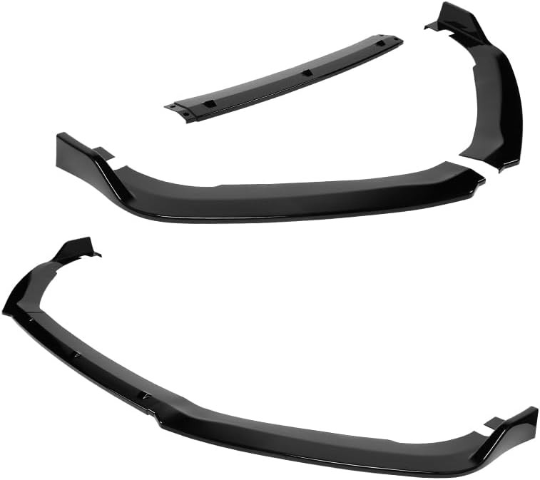 Front Bumper Lip Compatible with 2018 2019 2020 for Honda for Accord Sedan EX/EX