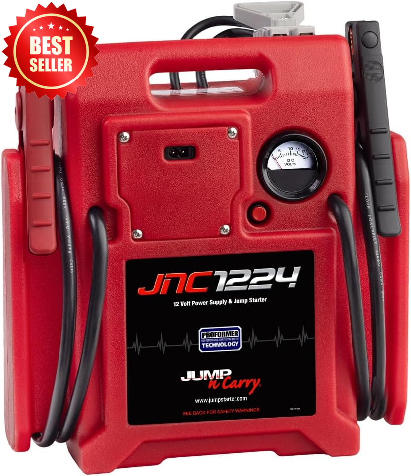 JNC1224 3400/1700 Peak Amp 12/24V Jump Starter Heavy Duty Portable US