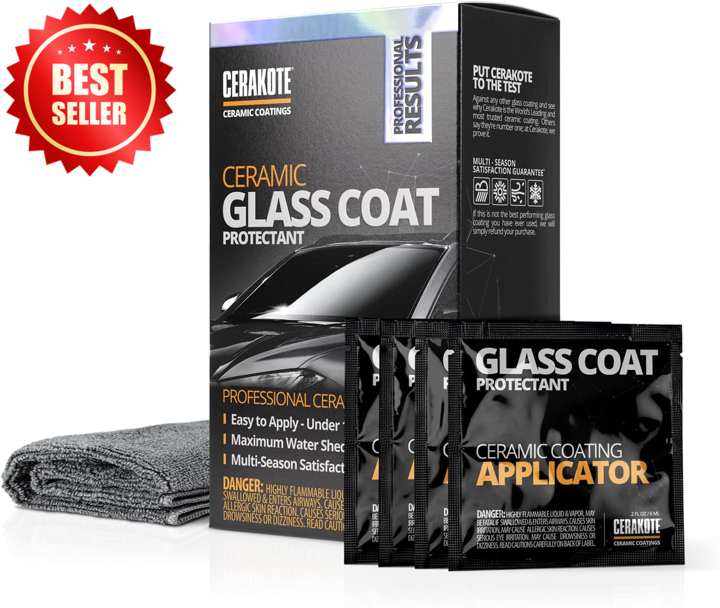 Automotive Ceramic Glass Coat Protectant Rain Repellant Durable Hydrophobic US