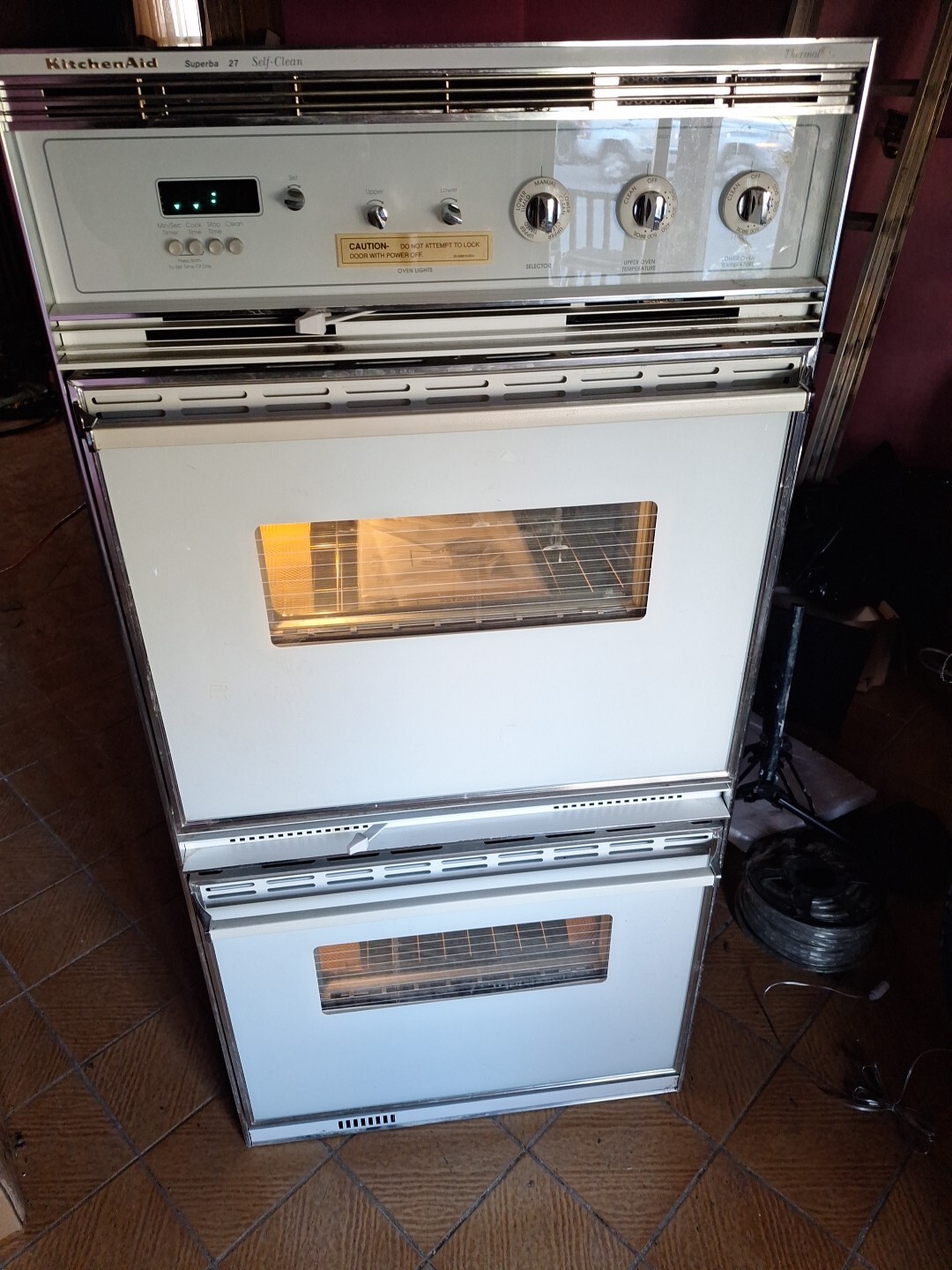 27 “Kitchenaid Double Door Wall Mount Oven