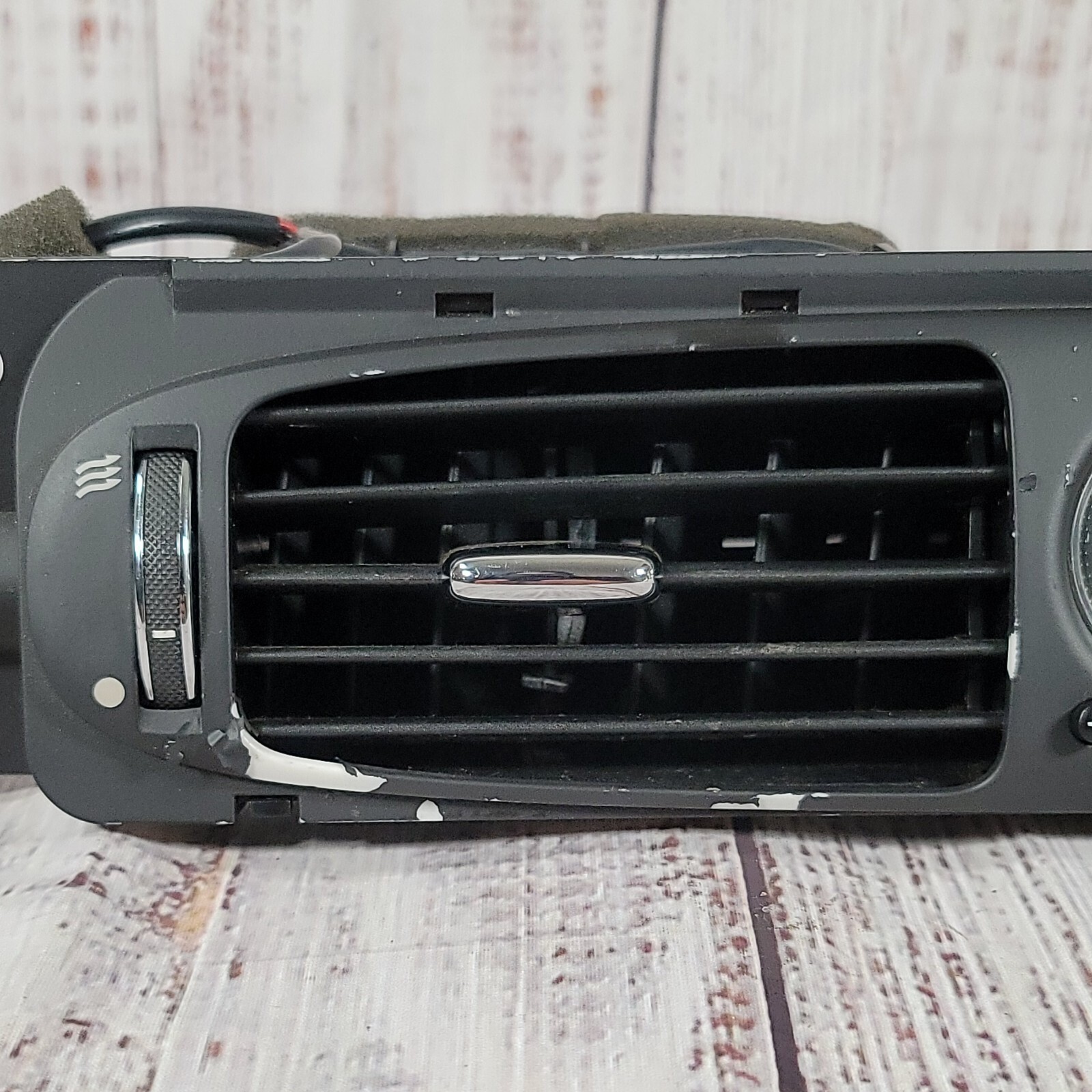 2004 Jaguar XJ8 XJR VDP X350 Front Dash Center Dual AC А/C Air Vent w/ Clock OEM